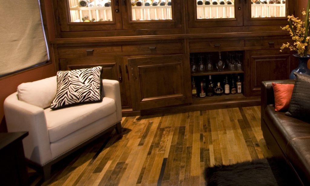 Wooden Wine Cellar Flooring