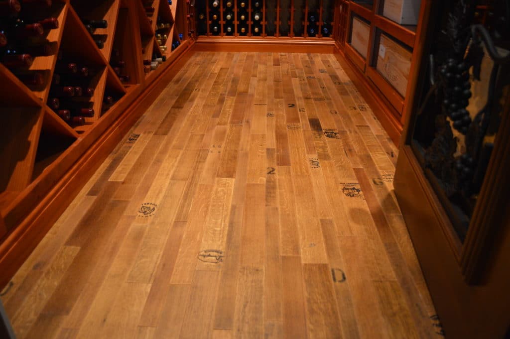 Unique Wine Cellar Flooring