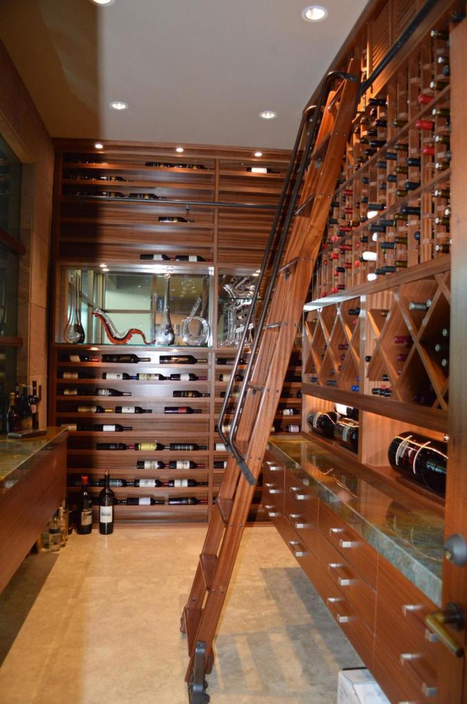 Modern San Francisco Home Wine Cellar Design