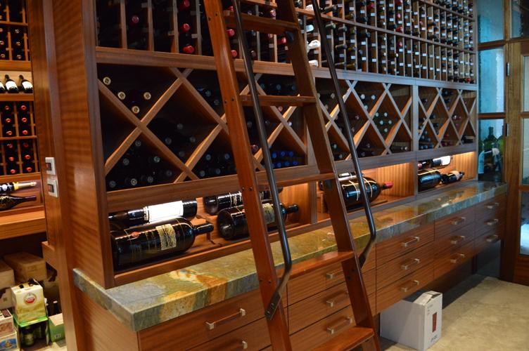 Wine Rack Design Diamond Bins and Coved Trays San Francisco Builders