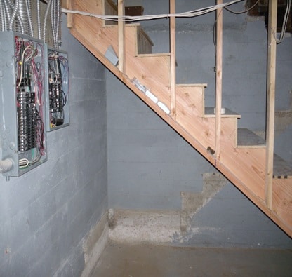 Under the Stairs Wine Cellar Construction