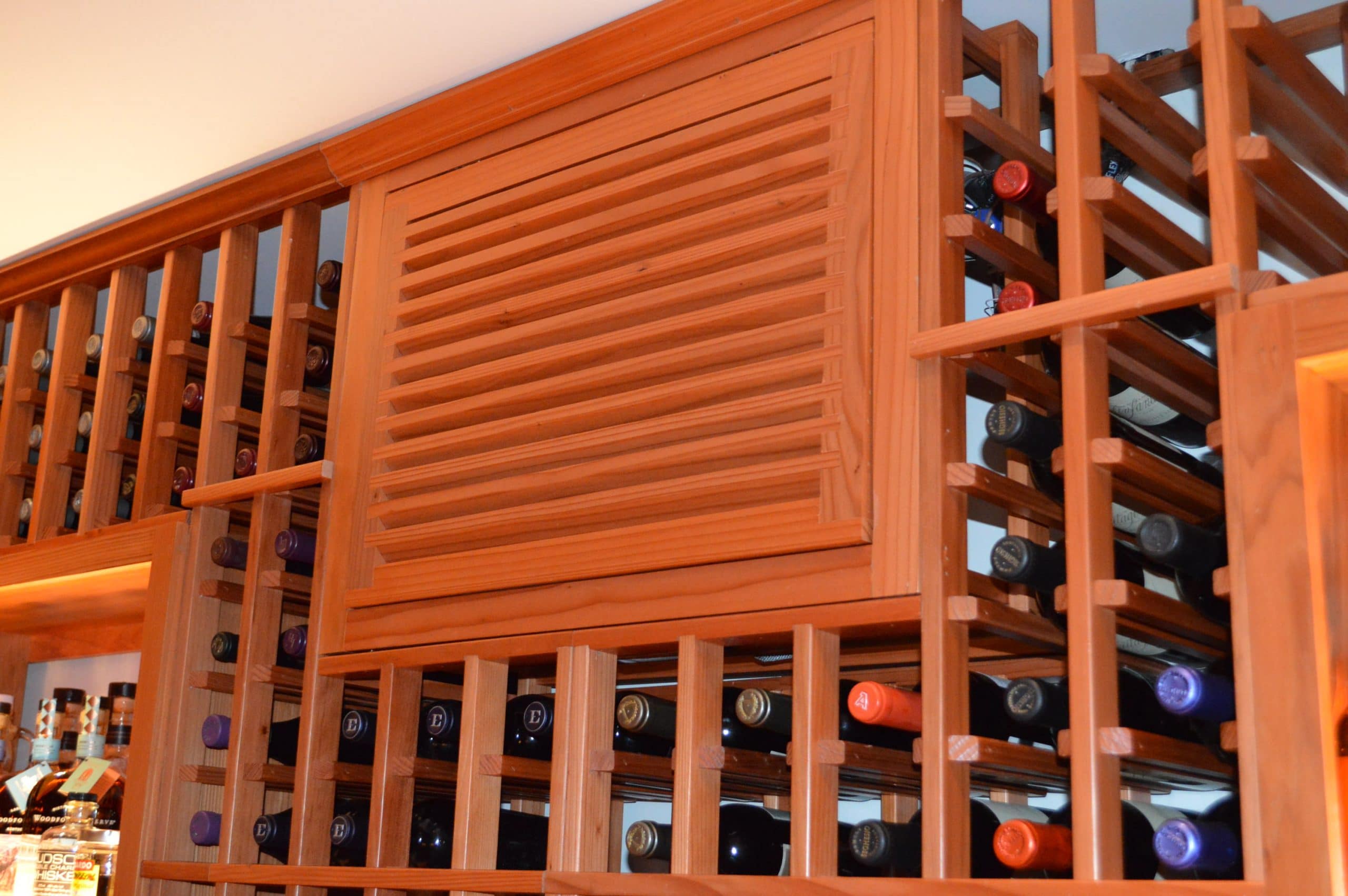 Wine Cellar Construction: Custom Cooling Grill