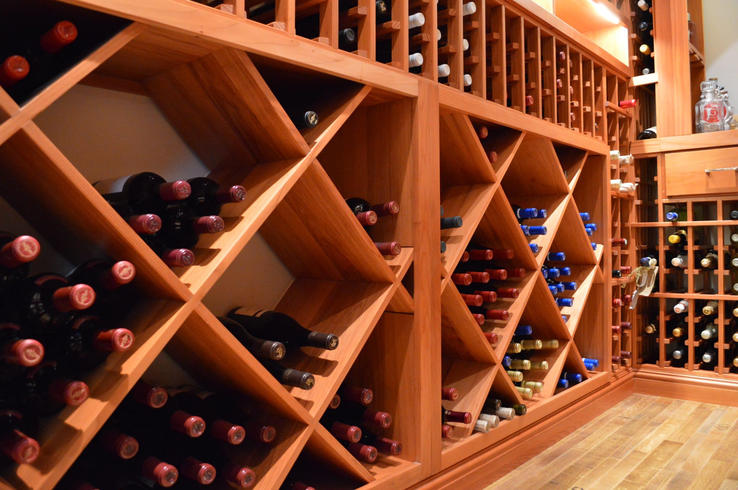 Residential Custom Wine Cellar Design and Construction Project in San