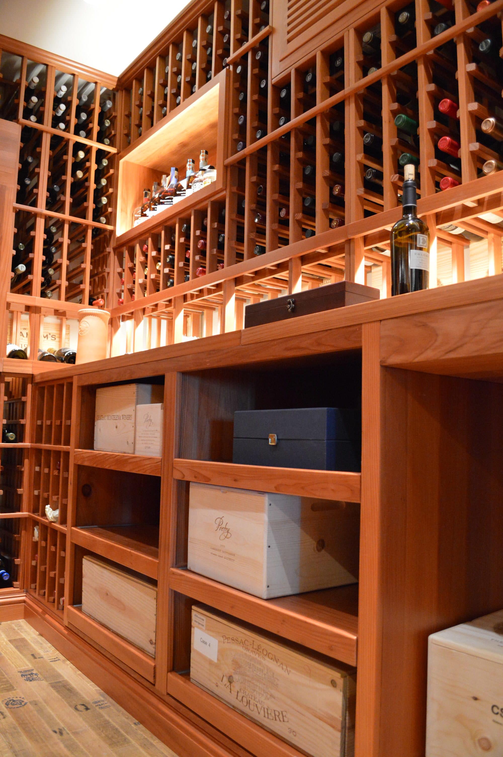 Wine Cellar Construction: Building a Crate Storage Area
