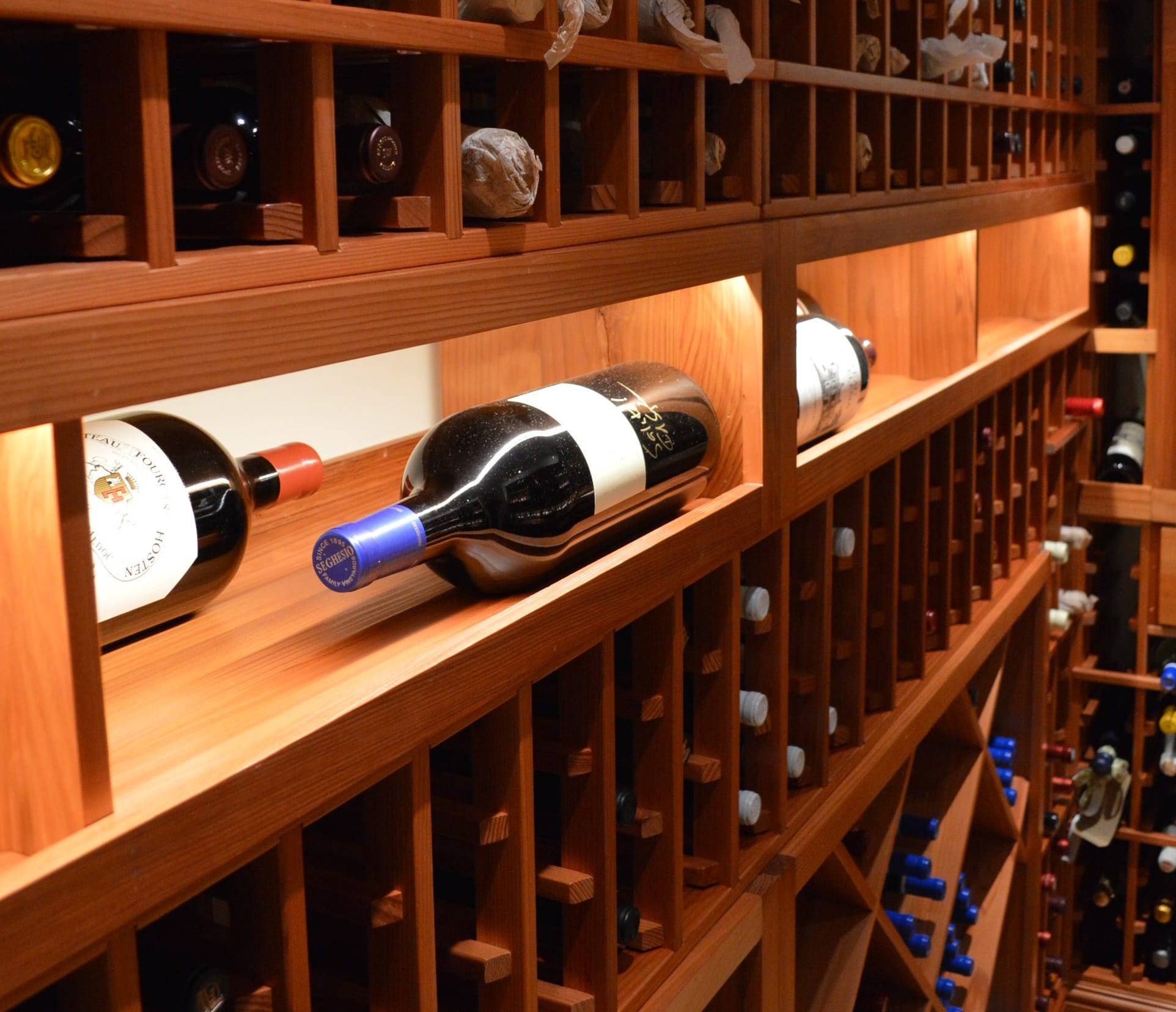 Concealed Wine Cellar Lighting