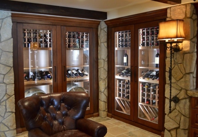 Wine Cellar Refrigeration Inside Cabinet
