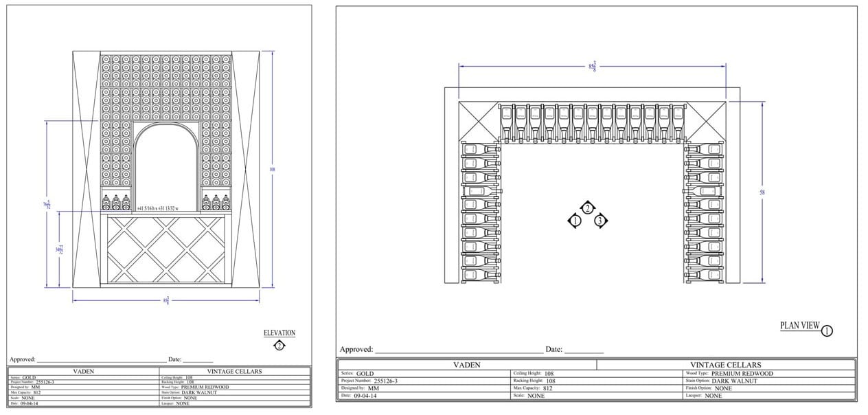 Wine Closet Conversion 3D Design