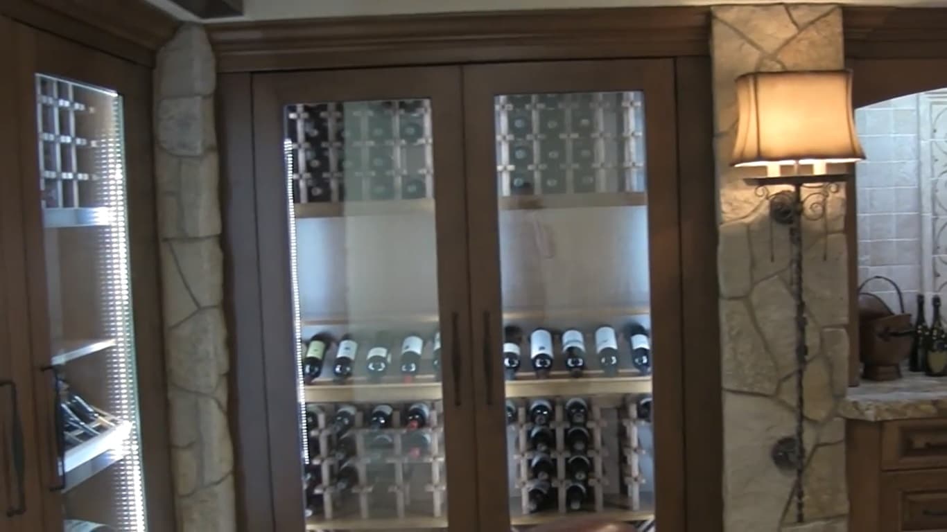 Custom Cooling System Setup For Wine Cabinets In Laguna Beach