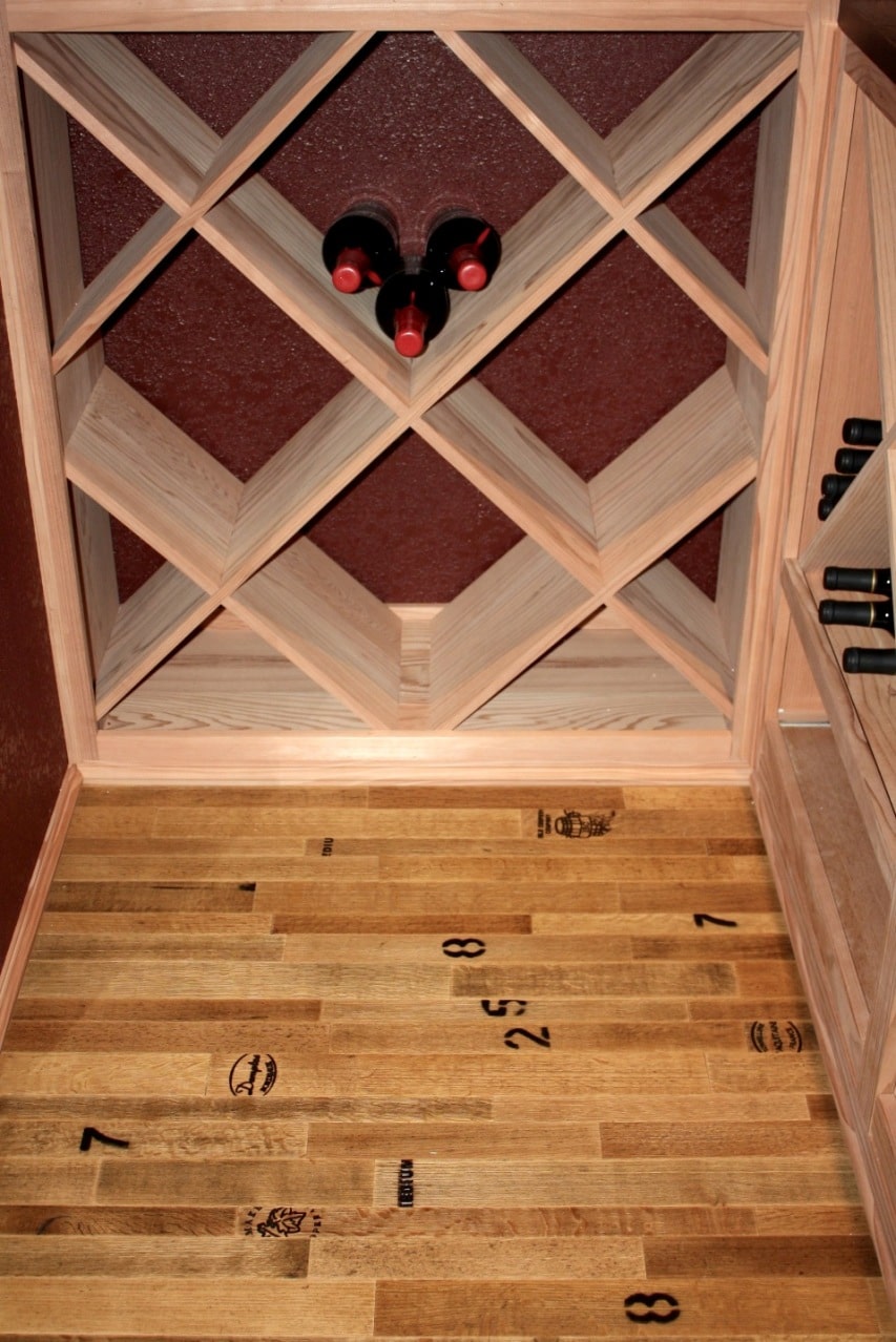 Solid Diamond Bin Wine Rack Style San Francisco Wine Cellar Builders