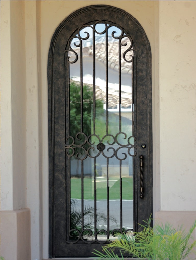 wrought iron door california Custom Wine Cellars San Francisco