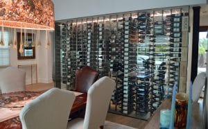 Dining Room Modern Wine Wall Cooling System