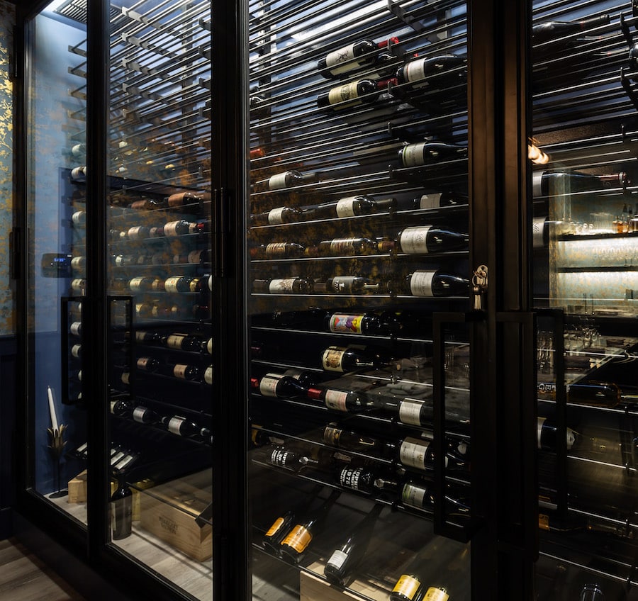 High End Wine Cellars Modern Wine Display Racks