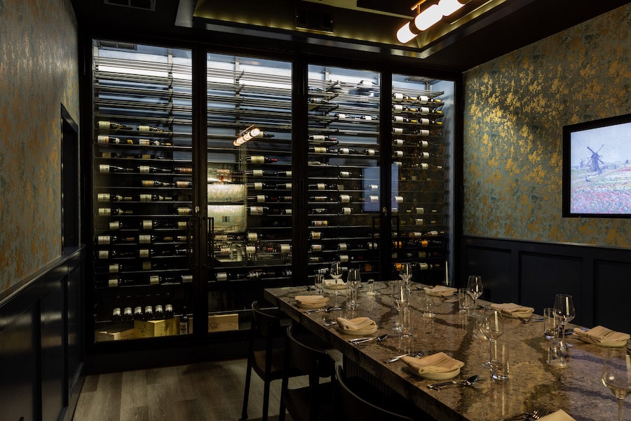 Modern Wine Displays for Luxury Wine Bars