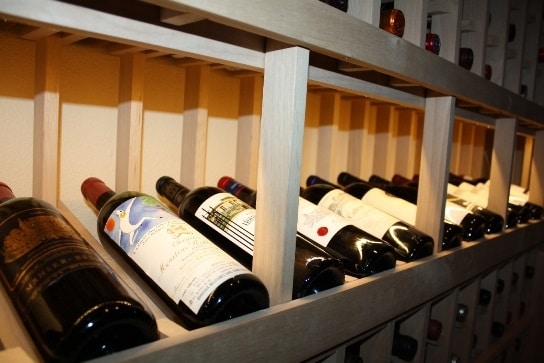 Closet Wine Cellar Display Rack