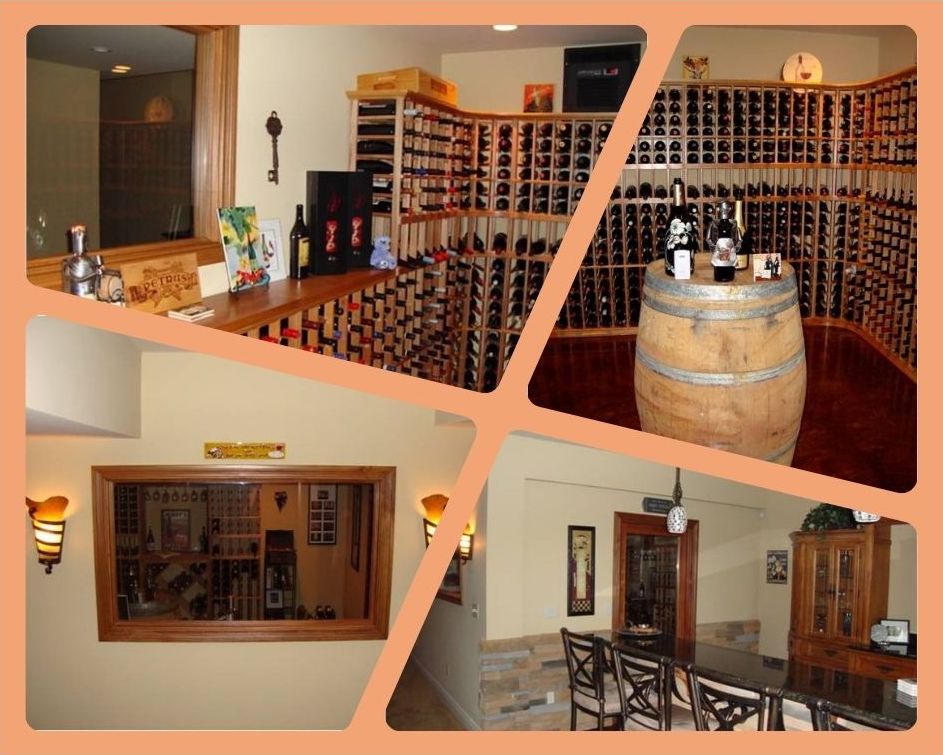 Rustic Wine Cellar Design for Basements
