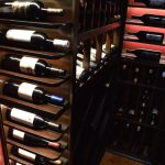 You can find this horizontal display shelf to the left immediately once you enter the wine cellar door.