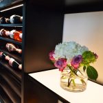 Modern wine rooms need modern lighting. We installed one of our most innovative creations here which are the LED base panels for the shelves.