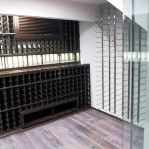 33 - An empty wine cellar is like a blank canvas, waiting for paint. What treasures will this gorgeous wine room contain?