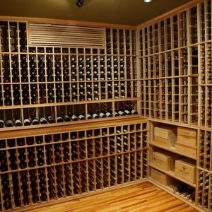 5 - This high capacity traditional wine cellar as a beautiful and practical wine storage solution. Custom Wine Cellar California Conversion
