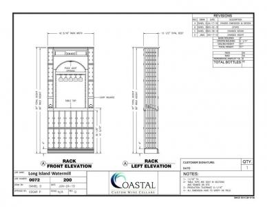 Exceptional Custom Wine Racks for a Large Wine Cellar Designed by Presidio Heights Builders