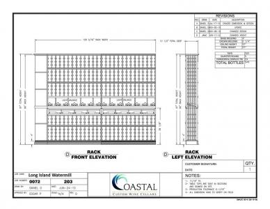 Exceptional Custom Wine Racks for a Large Wine Cellar Designed by Presidio Heights Builders