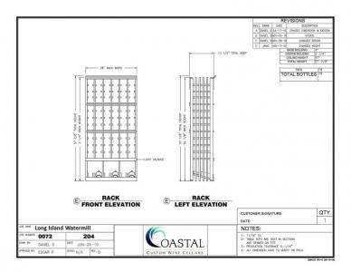 Exceptional Custom Wine Racks for a Large Wine Cellar Designed by Presidio Heights Builders