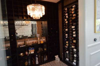 Custom Glass Contemporary Wine Cellars