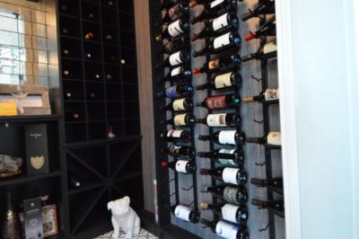 VintageView Metal Racking Contemporary Wine Cellar